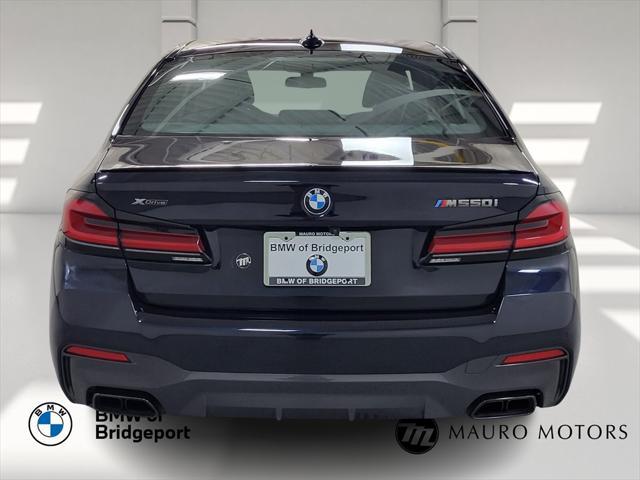 used 2022 BMW M550 car, priced at $55,991