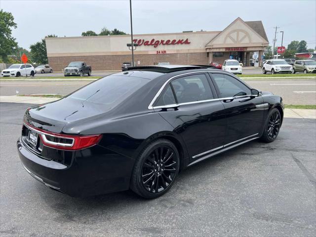 used 2017 Lincoln Continental car, priced at $19,995