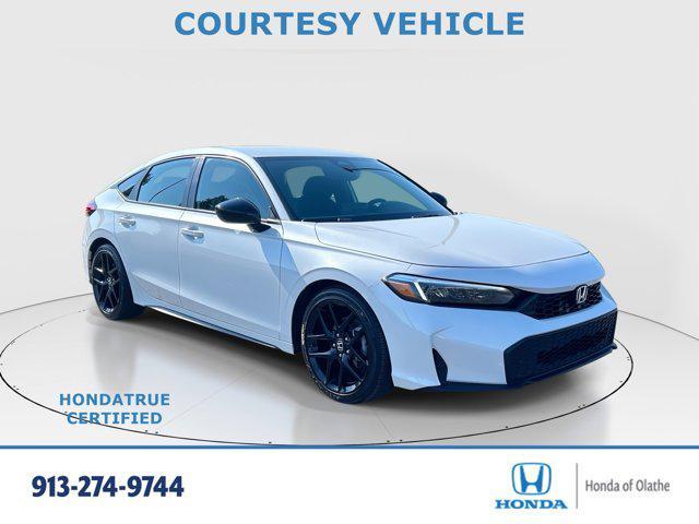 used 2025 Honda Civic car, priced at $27,900
