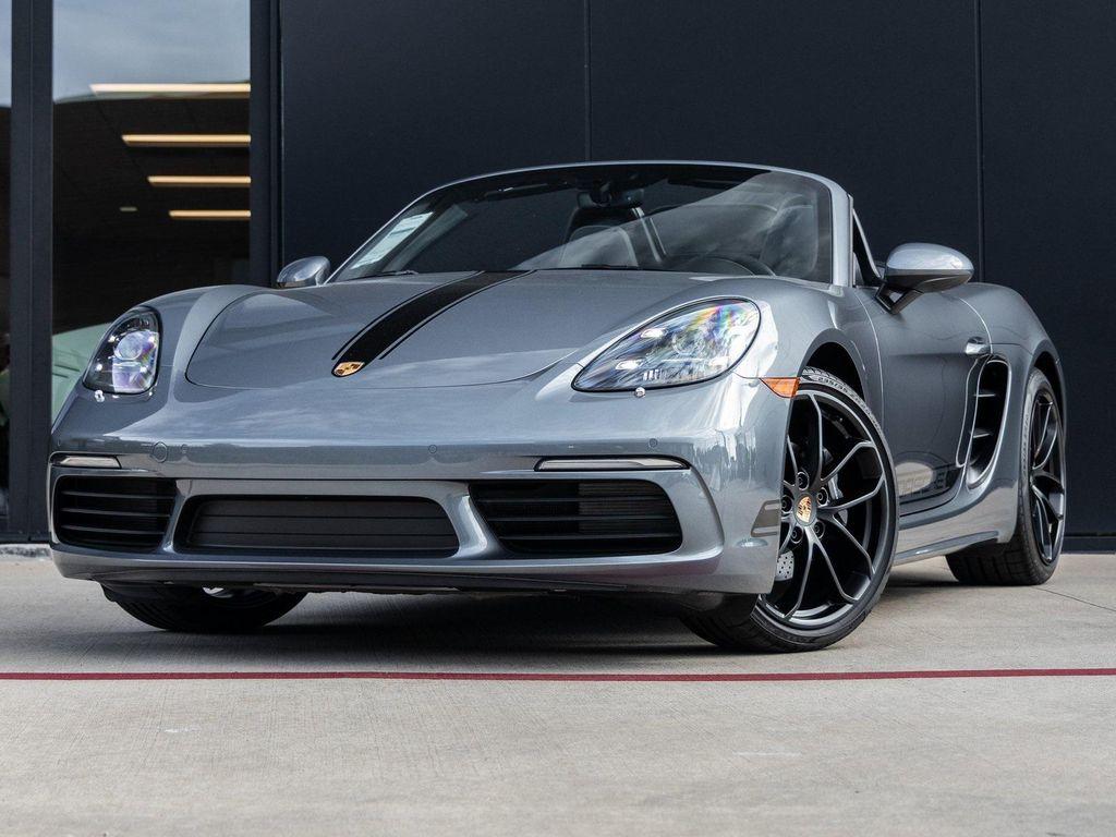 new 2025 Porsche 718 Boxster car, priced at $98,535
