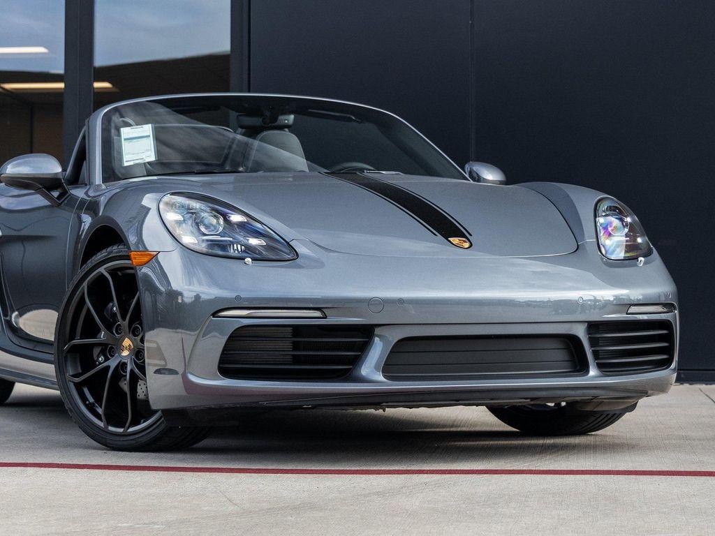 new 2025 Porsche 718 Boxster car, priced at $98,535