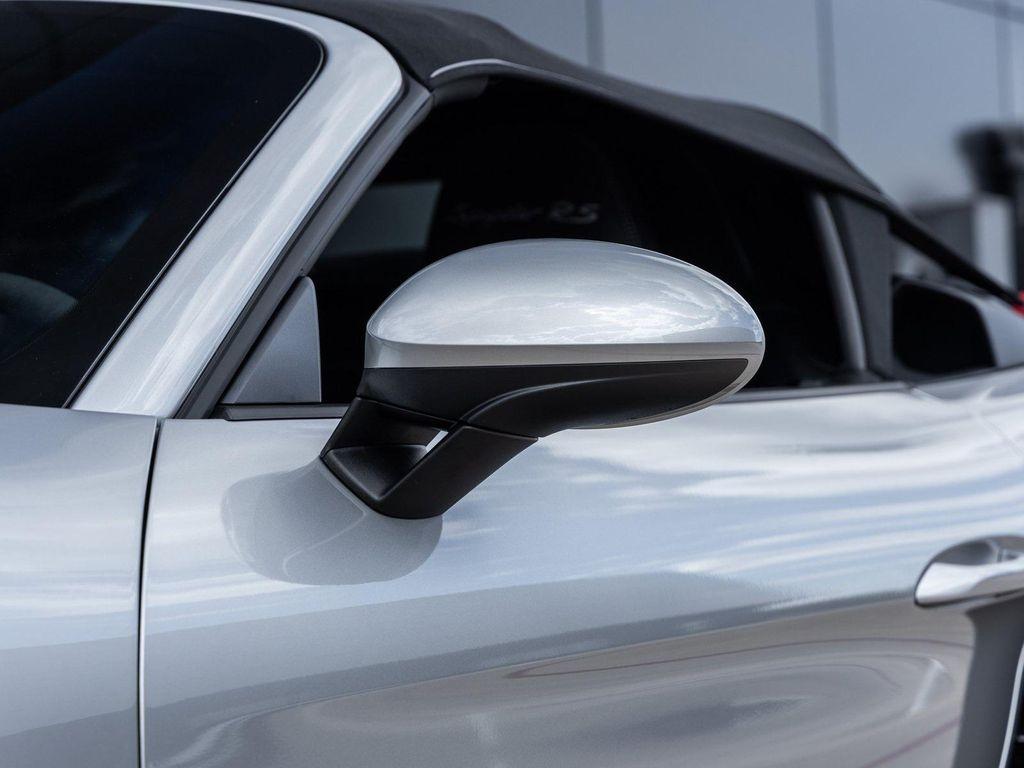new 2025 Porsche 718 Spyder car, priced at $202,185