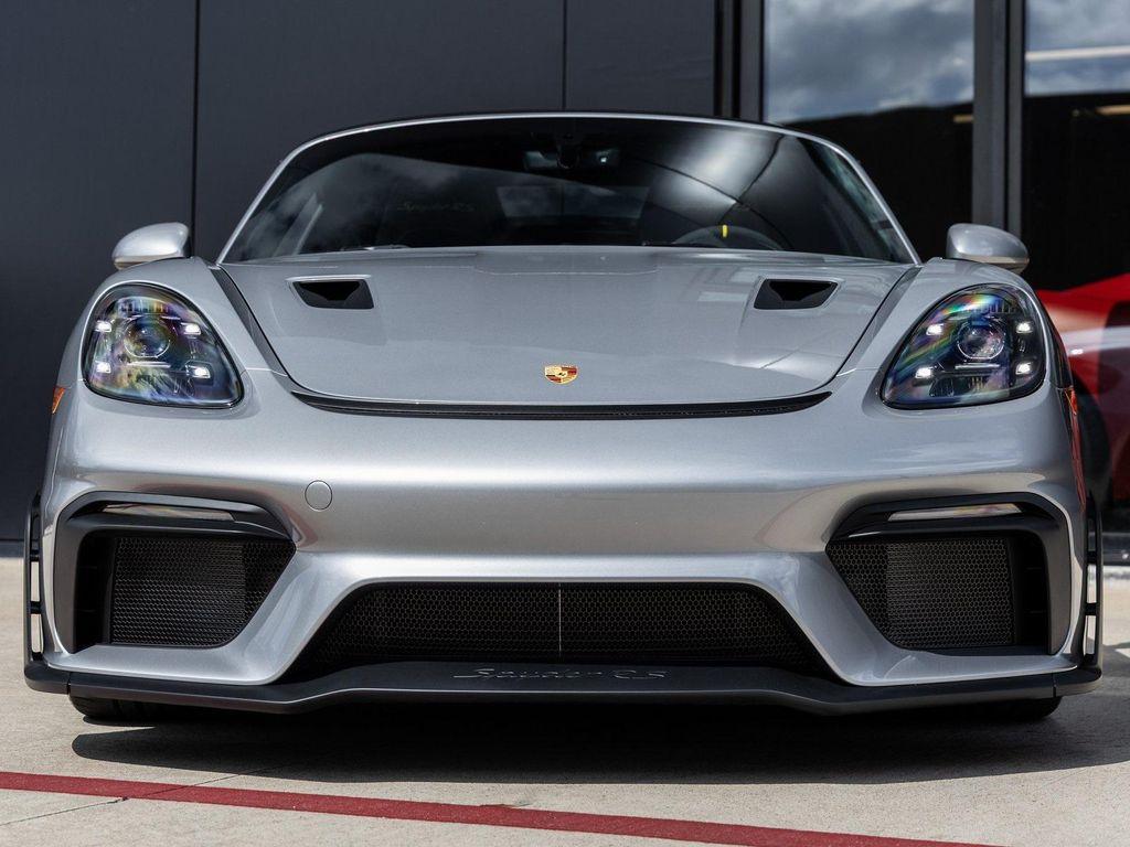 new 2025 Porsche 718 Spyder car, priced at $202,185