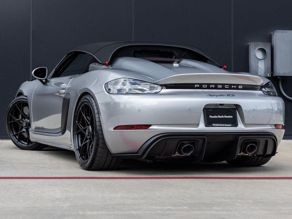 new 2025 Porsche 718 Spyder car, priced at $202,185