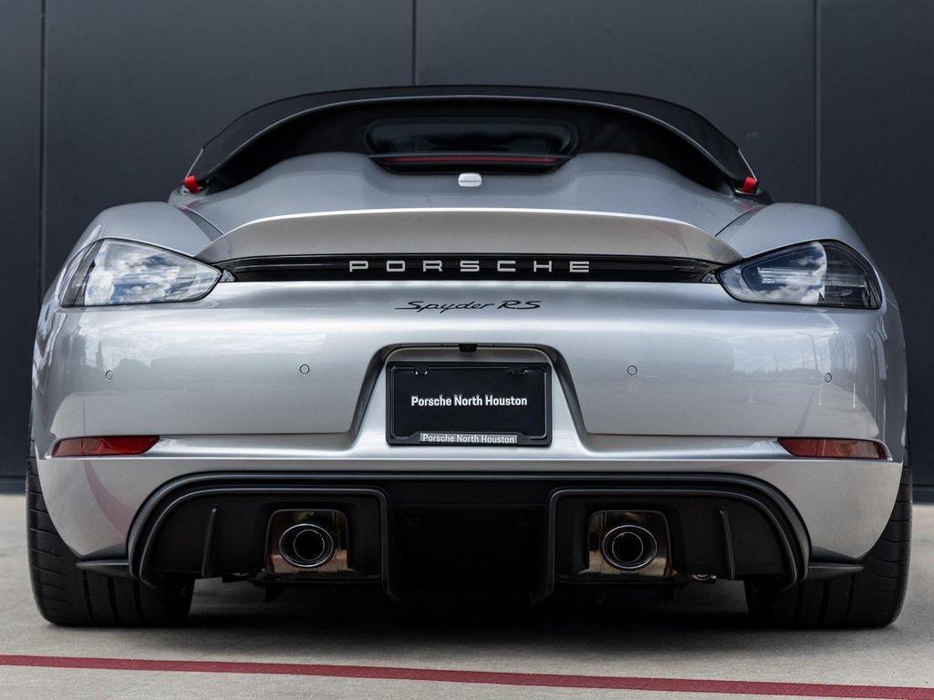 new 2025 Porsche 718 Spyder car, priced at $202,185