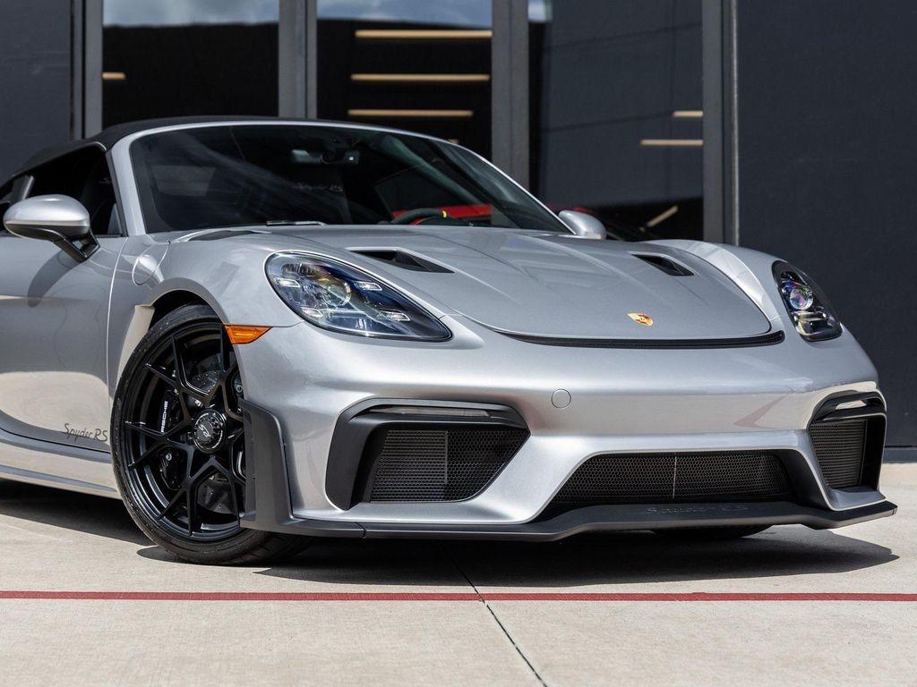 new 2025 Porsche 718 Spyder car, priced at $202,185