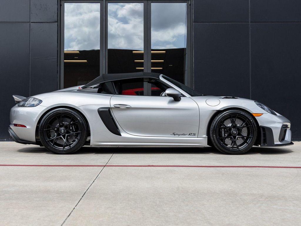 new 2025 Porsche 718 Spyder car, priced at $202,185