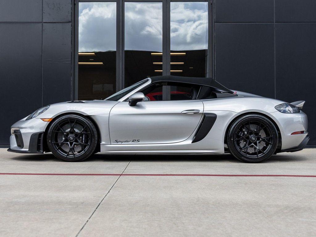 new 2025 Porsche 718 Spyder car, priced at $202,185