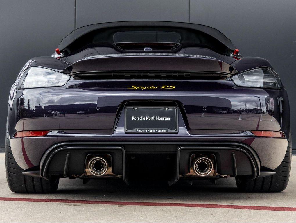 used 2025 Porsche 718 Spyder car, priced at $254,991