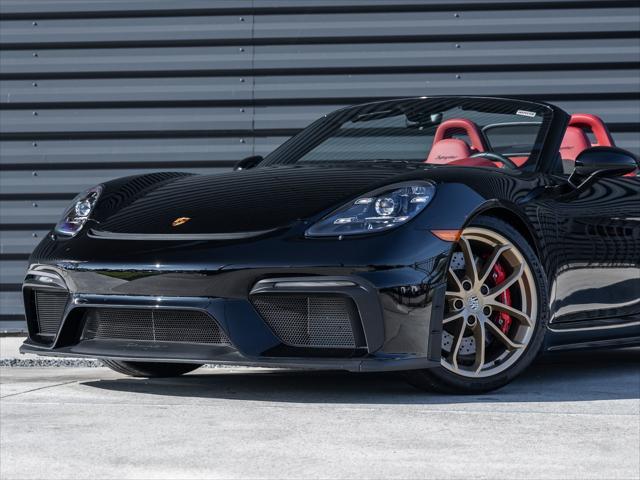 used 2023 Porsche 718 Spyder car, priced at $137,982