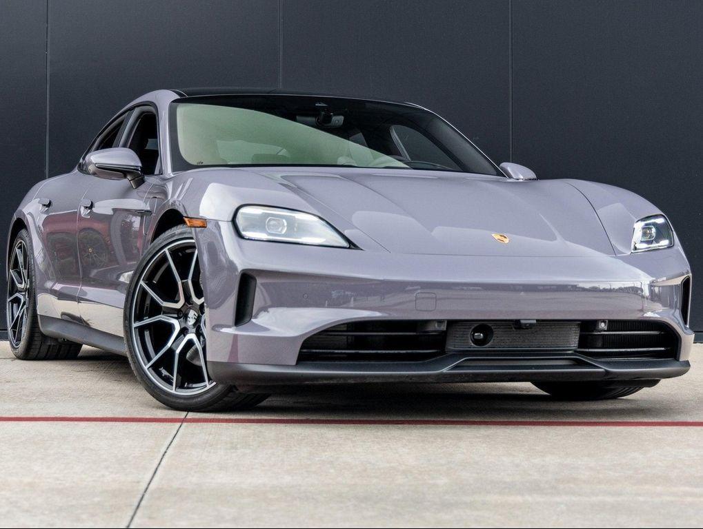 used 2025 Porsche Taycan car, priced at $129,255
