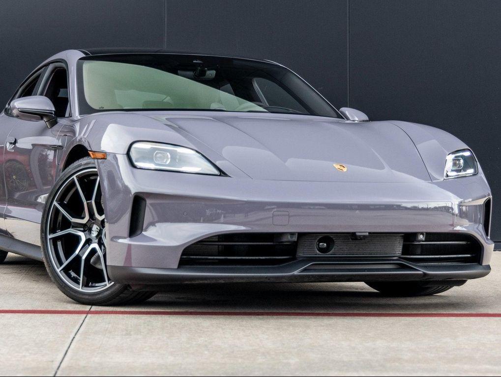 used 2025 Porsche Taycan car, priced at $129,255