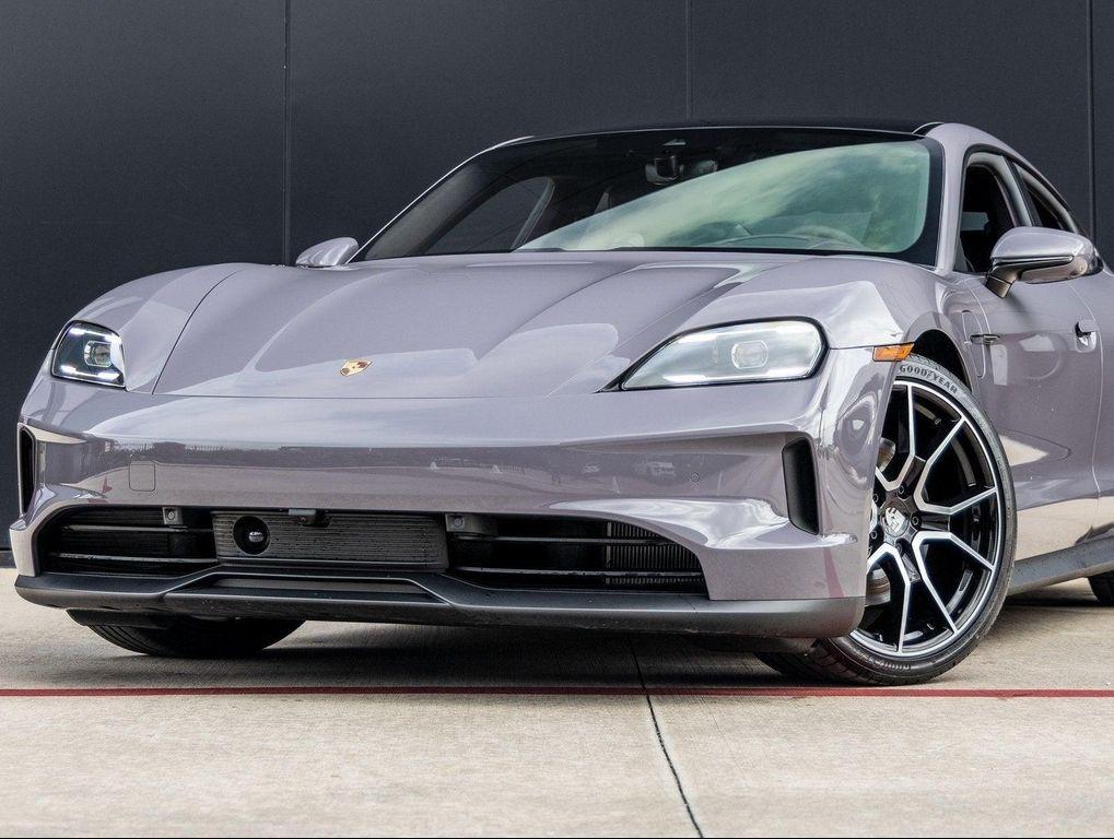used 2025 Porsche Taycan car, priced at $129,255