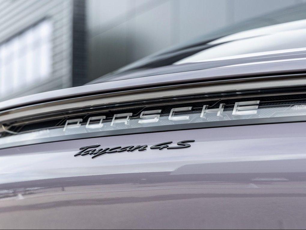 used 2025 Porsche Taycan car, priced at $129,255