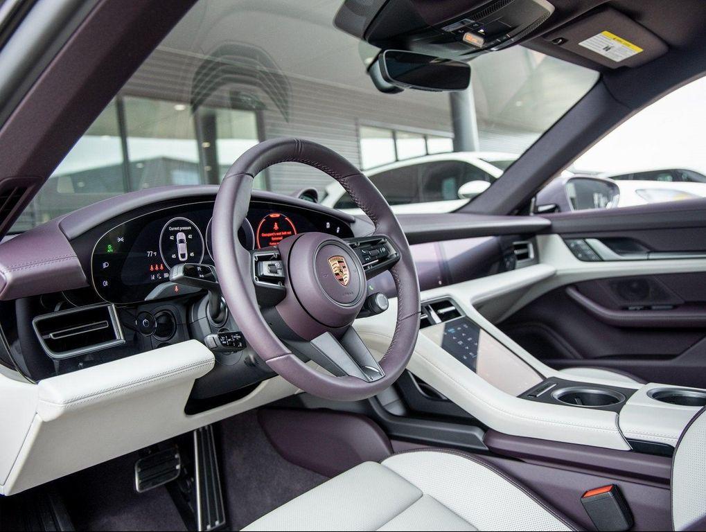 used 2025 Porsche Taycan car, priced at $129,255