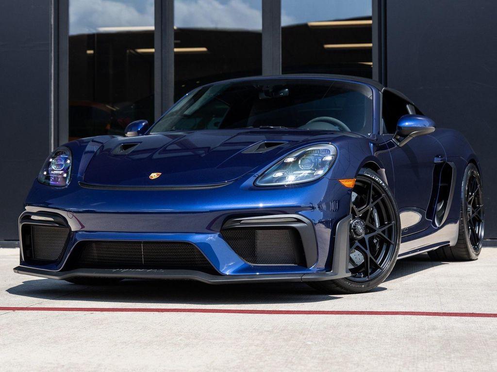 new 2025 Porsche 718 Spyder car, priced at $202,395