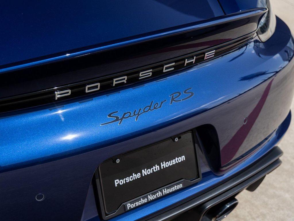 new 2025 Porsche 718 Spyder car, priced at $202,395