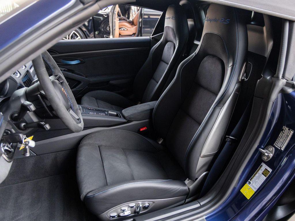 new 2025 Porsche 718 Spyder car, priced at $202,395