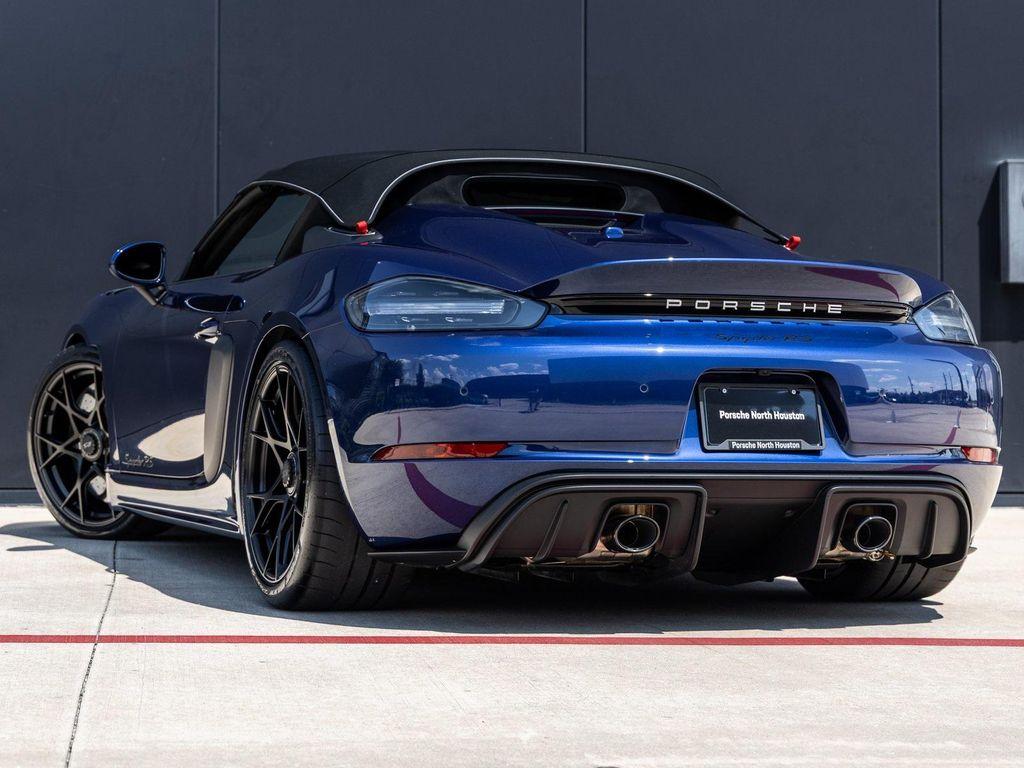 new 2025 Porsche 718 Spyder car, priced at $202,395