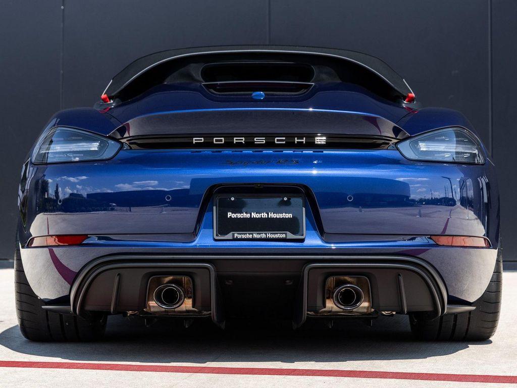 new 2025 Porsche 718 Spyder car, priced at $202,395