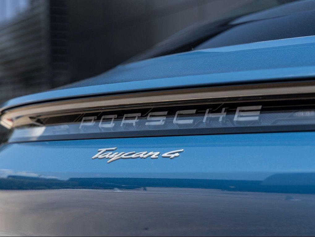 new 2025 Porsche Taycan car, priced at $127,885