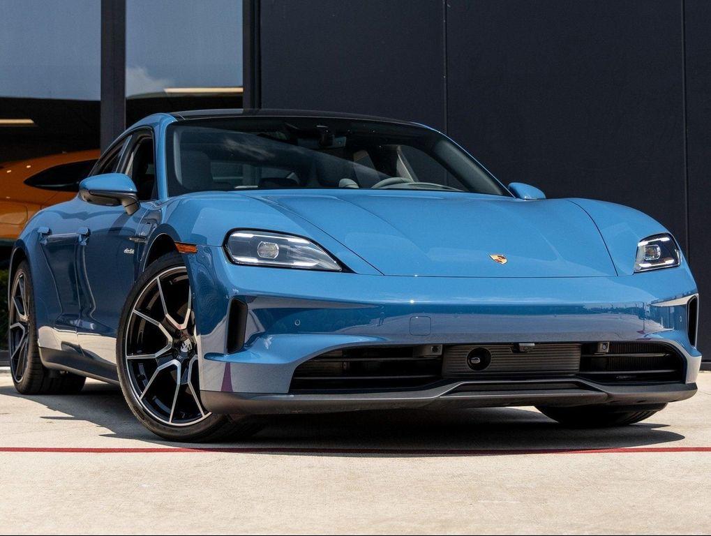 new 2025 Porsche Taycan car, priced at $127,885