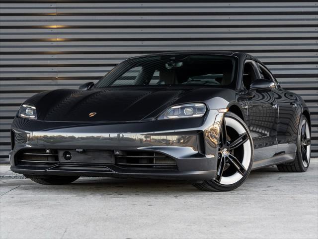 used 2025 Porsche Taycan car, priced at $121,545