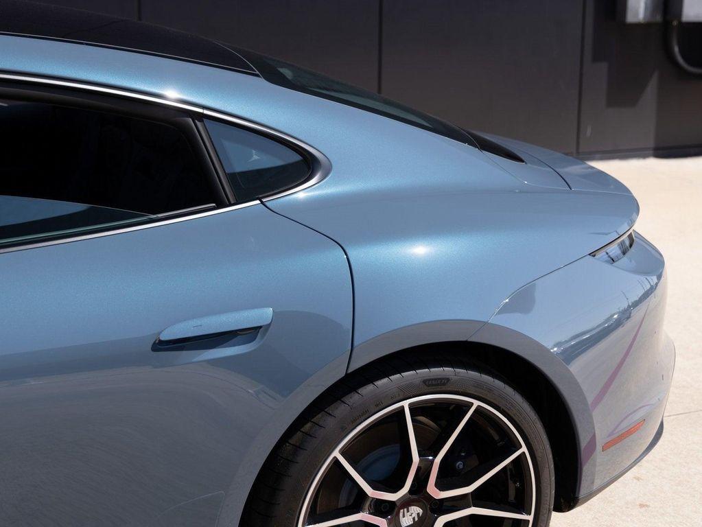 new 2025 Porsche Taycan car, priced at $131,275