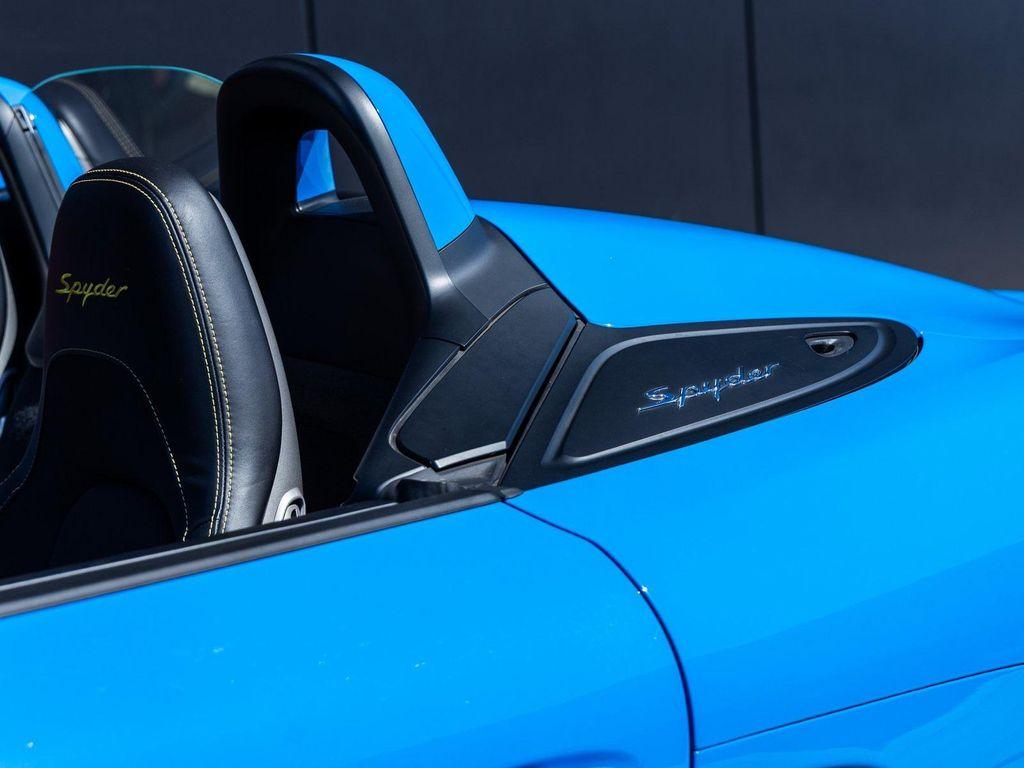 used 2022 Porsche 718 Spyder car, priced at $133,718