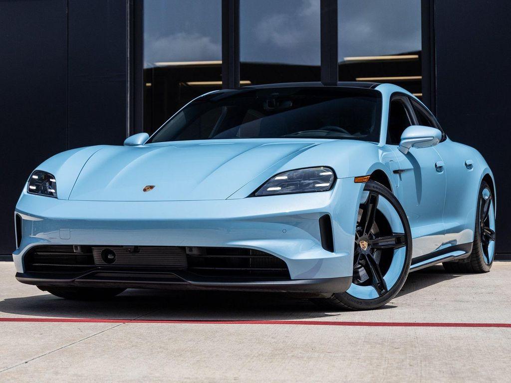 used 2025 Porsche Taycan car, priced at $121,991
