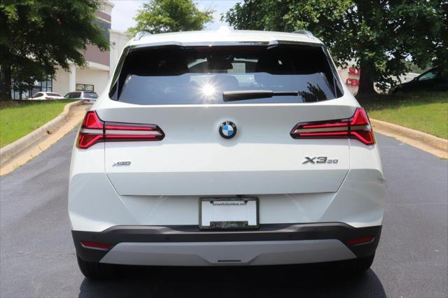 new 2025 BMW X3 car, priced at $55,660