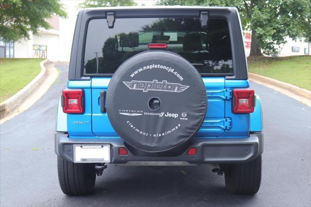 used 2021 Jeep Wrangler Unlimited 4xe car, priced at $28,994