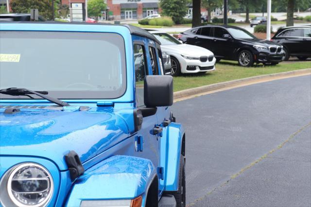 used 2021 Jeep Wrangler Unlimited 4xe car, priced at $28,994