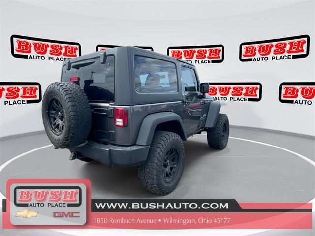 used 2016 Jeep Wrangler car, priced at $14,000