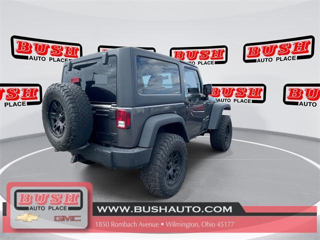used 2016 Jeep Wrangler car, priced at $14,000