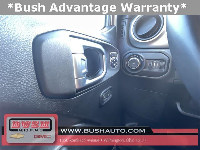 used 2021 Jeep Wrangler car, priced at $27,500