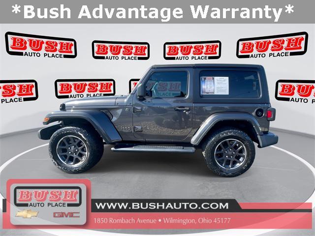 used 2021 Jeep Wrangler car, priced at $27,500
