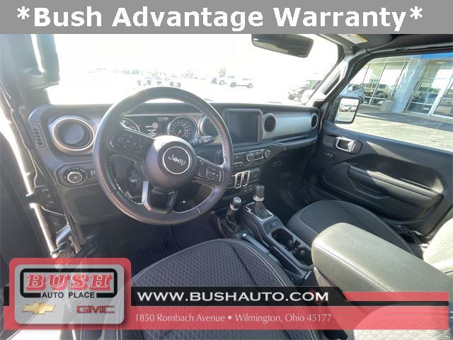 used 2021 Jeep Wrangler car, priced at $27,500