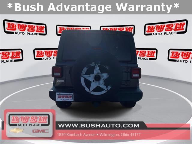 used 2021 Jeep Wrangler car, priced at $27,500