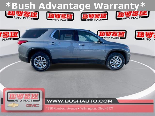 used 2021 Chevrolet Traverse car, priced at $18,200