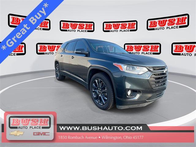 used 2021 Chevrolet Traverse car, priced at $23,000