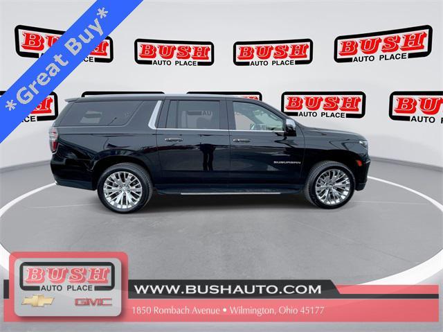 used 2021 Chevrolet Suburban car, priced at $33,500