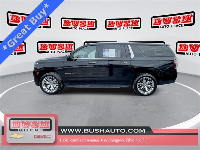 used 2021 Chevrolet Suburban car, priced at $33,500