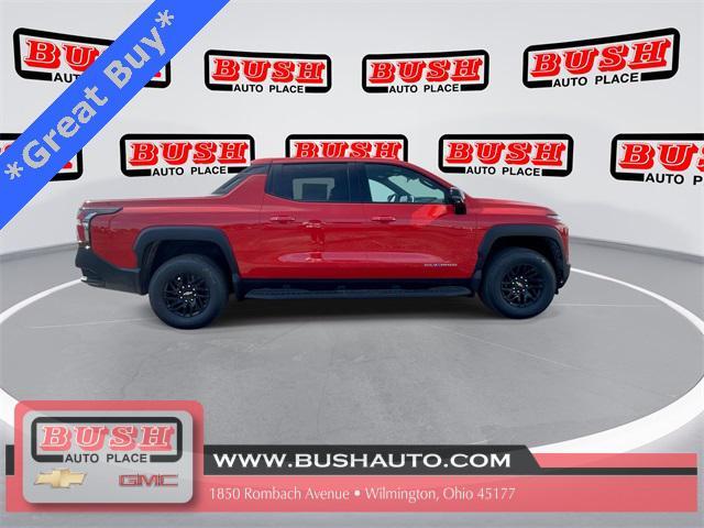 new 2025 Chevrolet Silverado EV car, priced at $71,096