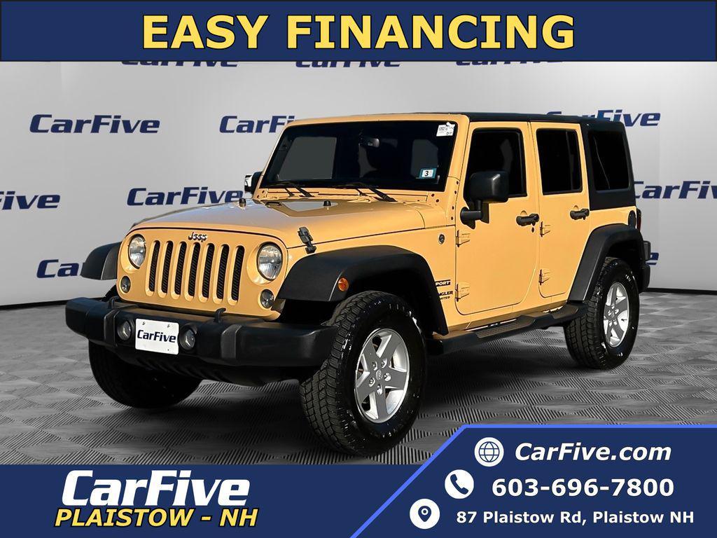 used 2014 Jeep Wrangler Unlimited car, priced at $18,500