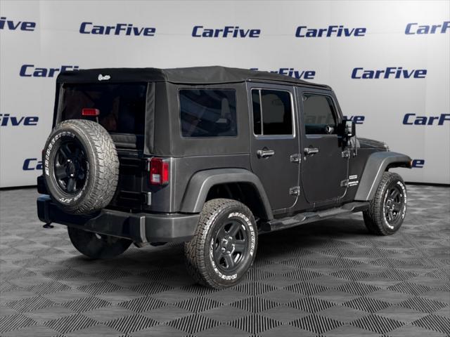 used 2017 Jeep Wrangler Unlimited car, priced at $18,500