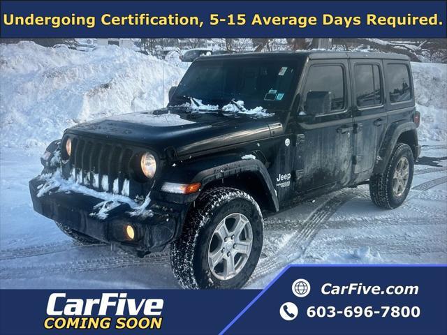 used 2020 Jeep Wrangler Unlimited car, priced at $21,500