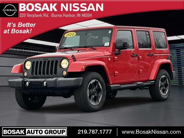 used 2014 Jeep Wrangler Unlimited car, priced at $18,498