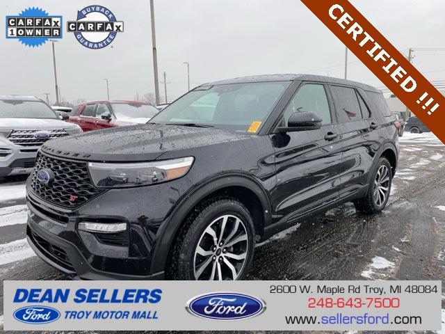 used 2022 Ford Explorer car, priced at $34,588
