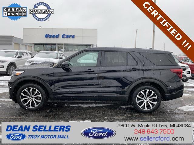 used 2022 Ford Explorer car, priced at $34,588